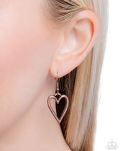 Load image into Gallery viewer, Paparazzi Accessories - Lets HEART At the Very Beginning - Copper
