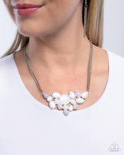 Load image into Gallery viewer, Paparazzi Accessories - Shimmery Supply - White
