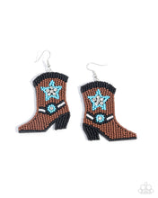 Load image into Gallery viewer, Paparazzi Accessories - Beaded Boot - Brown
