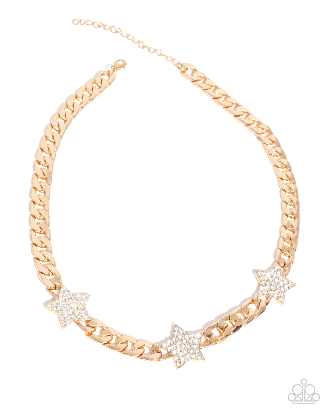 Paparazzi  Accessories - Uncle Sam Stars - Gold