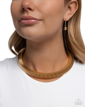 Load image into Gallery viewer, Paparazzi Accessories - Sleek Suite - Gold
