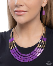 Load image into Gallery viewer, Paparazzi Accessories - Cylindrical Craze - Purple
