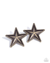 Load image into Gallery viewer, Paparazzi Accessories - Staunch Studs - Brass
