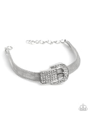 Load image into Gallery viewer, Paparazzi Accessories - Boldly Buckled - White
