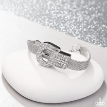 Load image into Gallery viewer, Paparazzi Accessories - Boldly Buckled - White
