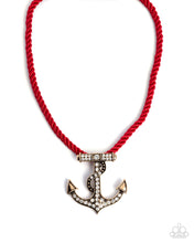 Load image into Gallery viewer, Paparazzi Accessories - Anchored Allure - Red
