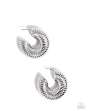 Load image into Gallery viewer, Paparazzi Accessories - Spontaneous Spirals - Silver
