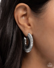 Load image into Gallery viewer, Paparazzi Accessories - Spontaneous Spirals - Silver
