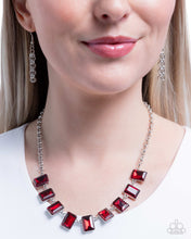 Load image into Gallery viewer, Paparazzi Accessories - Radiant Rectangles - Red
