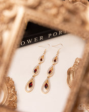 Load image into Gallery viewer, Paparazzi Accessories - Teardrop Tenure - Brown
