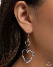 Load image into Gallery viewer, Paparazzi Accessories - Sweetheart Symmetry - Silver
