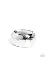 Load image into Gallery viewer, Paparazzi Accessories - Hammered Hassle - Silver
