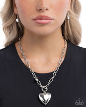 Load image into Gallery viewer, Paparazzi Accessories - Heartfelt Hangout - Silver

