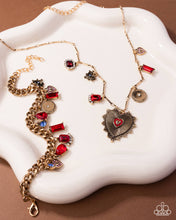 Load image into Gallery viewer, Paparazzi Accessories - Complete Look - Fabulous Feeling - Red
