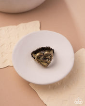 Load image into Gallery viewer, Paparazzi Accessories - Hint of Heartbreak - Brass
