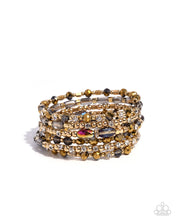 Load image into Gallery viewer, Paparazzi Accessories - Timeless Tango - Gold
