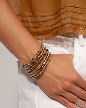 Load image into Gallery viewer, Paparazzi Accessories - Timeless Tango - Gold
