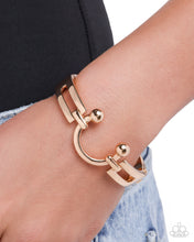 Load image into Gallery viewer, Paparazzi Accessories - Luminous Latch - Gold
