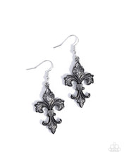 Load image into Gallery viewer, Paparazzi Accessories - Fancy Fleur-De-Lis - Silver
