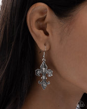 Load image into Gallery viewer, Paparazzi Accessories - Fancy Fleur-De-Lis - Silver
