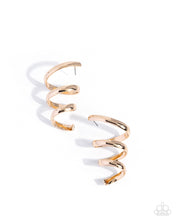 Load image into Gallery viewer, Paparazzi Accessories - Tornado Warning - Gold

