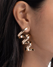 Load image into Gallery viewer, Paparazzi Accessories - Tornado Warning - Gold
