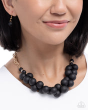 Load image into Gallery viewer, Paparazzi Accessories - Clustered Court - Black
