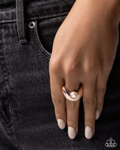 Load image into Gallery viewer, Paparazzi Accessories - Abstract Attribute - Rose Gold
