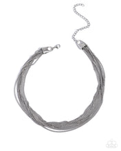 Load image into Gallery viewer, Paparazzi Accessories - Speculative Strands - Silver
