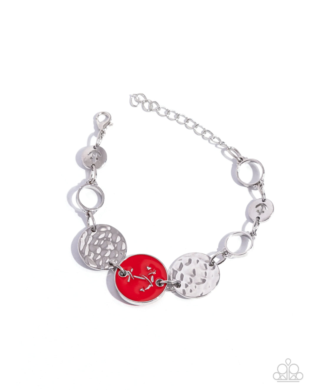 Paparazzi Accessories - Anchor Alignment - Red