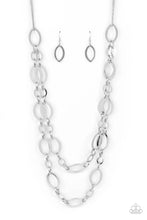 Load image into Gallery viewer, Paparazzi Accessories - The OVAL-achiever - Silver

