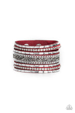 Load image into Gallery viewer, Paparazzi Accessories  - Rhinestone Rumble - Red
