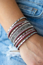 Load image into Gallery viewer, Paparazzi Accessories  - Rhinestone Rumble - Red
