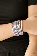Load image into Gallery viewer, Paparazzi Accessories - Rhinestone Rumble - Purple
