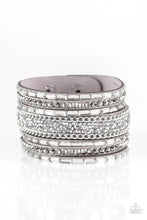 Load image into Gallery viewer, Paparazzi Accessories - Rhinestone Rumble - Silver
