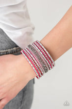 Load image into Gallery viewer, Paparazzi Accessories - Rhinestone Rumble - Pink
