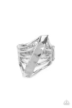 Load image into Gallery viewer, Paparazzi Accessories - Encrypted Edge - Silver
