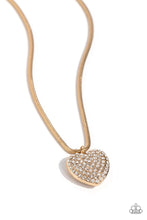 Load image into Gallery viewer, Paparazzi Accessories - Sequined Sweetheart - Gold

