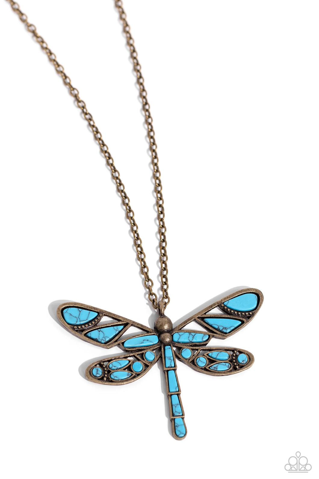 Paparazzi Accessories - FLYING Low - Brass