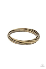Load image into Gallery viewer, Paparazzi Accessories - Trending in Tread - Brass
