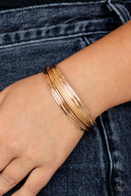 Load image into Gallery viewer, Paparazzi Accessories - This Girl is on WIRE - Gold
