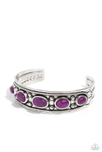 Load image into Gallery viewer, Paparazzi Accessories - Stony Surprise - Purple
