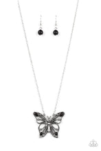 Load image into Gallery viewer, Paparazzi Accessories - Badlands Butterfly - Black
