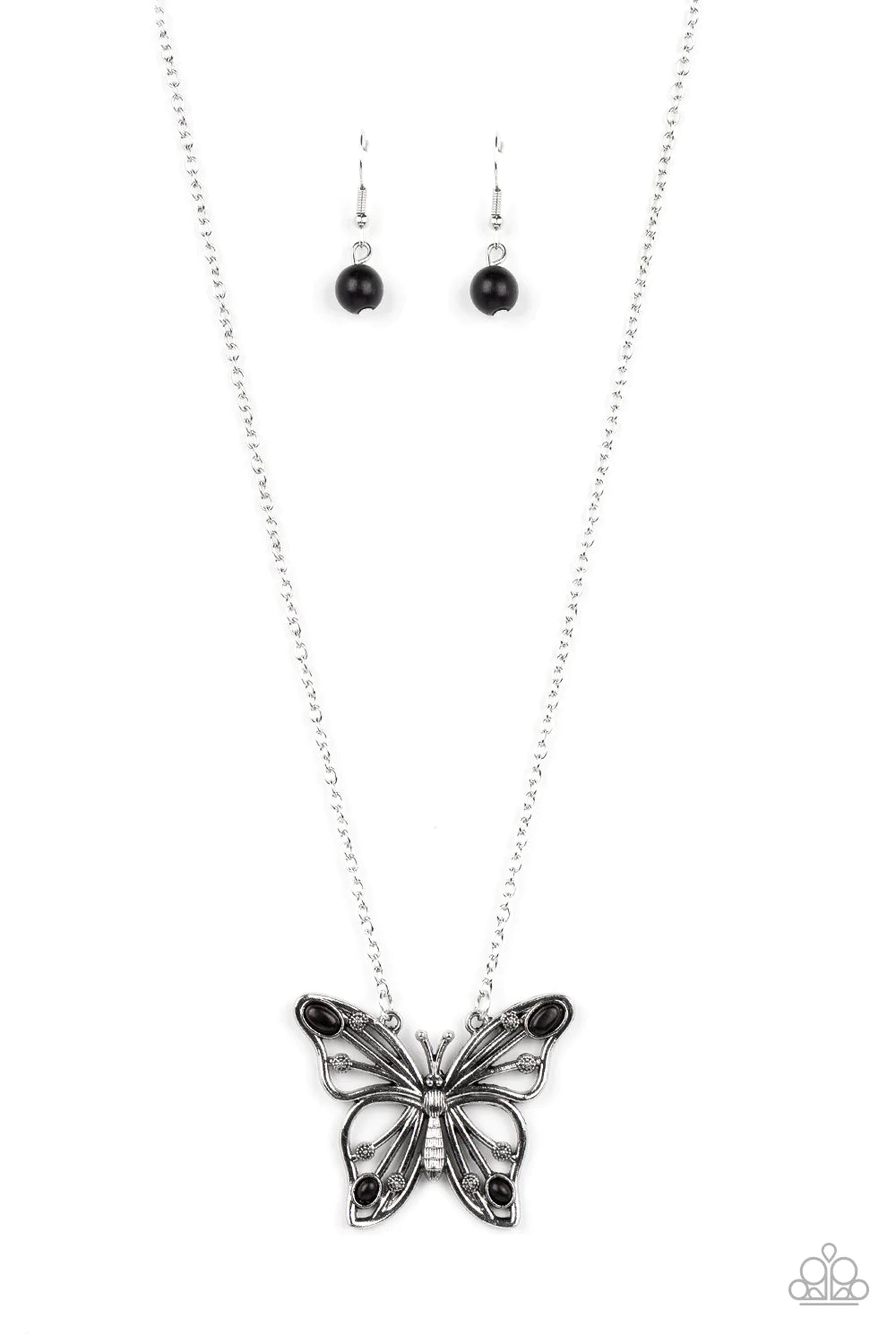 Paparazzi Accessories - Badlands Butterfly - Black