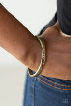Load image into Gallery viewer, Paparazzi Accessories - Glittering Grit - Brass
