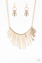 Load image into Gallery viewer, Paparazzi Accessories - Welcome To The Pack - Gold

