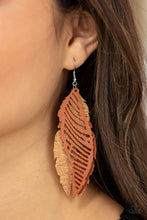 Load image into Gallery viewer, Paparazzi Accessories - WINGING Off The Hook - Brown
