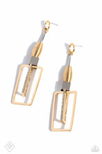 Load image into Gallery viewer, Paparazzi Accessories - Clear the SQUARE - Gold
