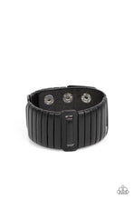 Load image into Gallery viewer, Paparazzi Accessories - Leather Lumberyard - Black
