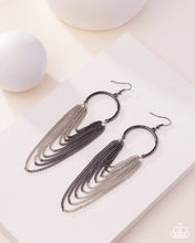 Load image into Gallery viewer, Paparazzi Accessories - Focused Fringe - Black
